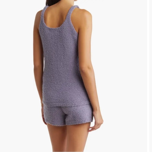NWT Medium Kikit teddy tank top & shorts 2 piece pajama set  (color: Slate) - Picture 2 of 12
